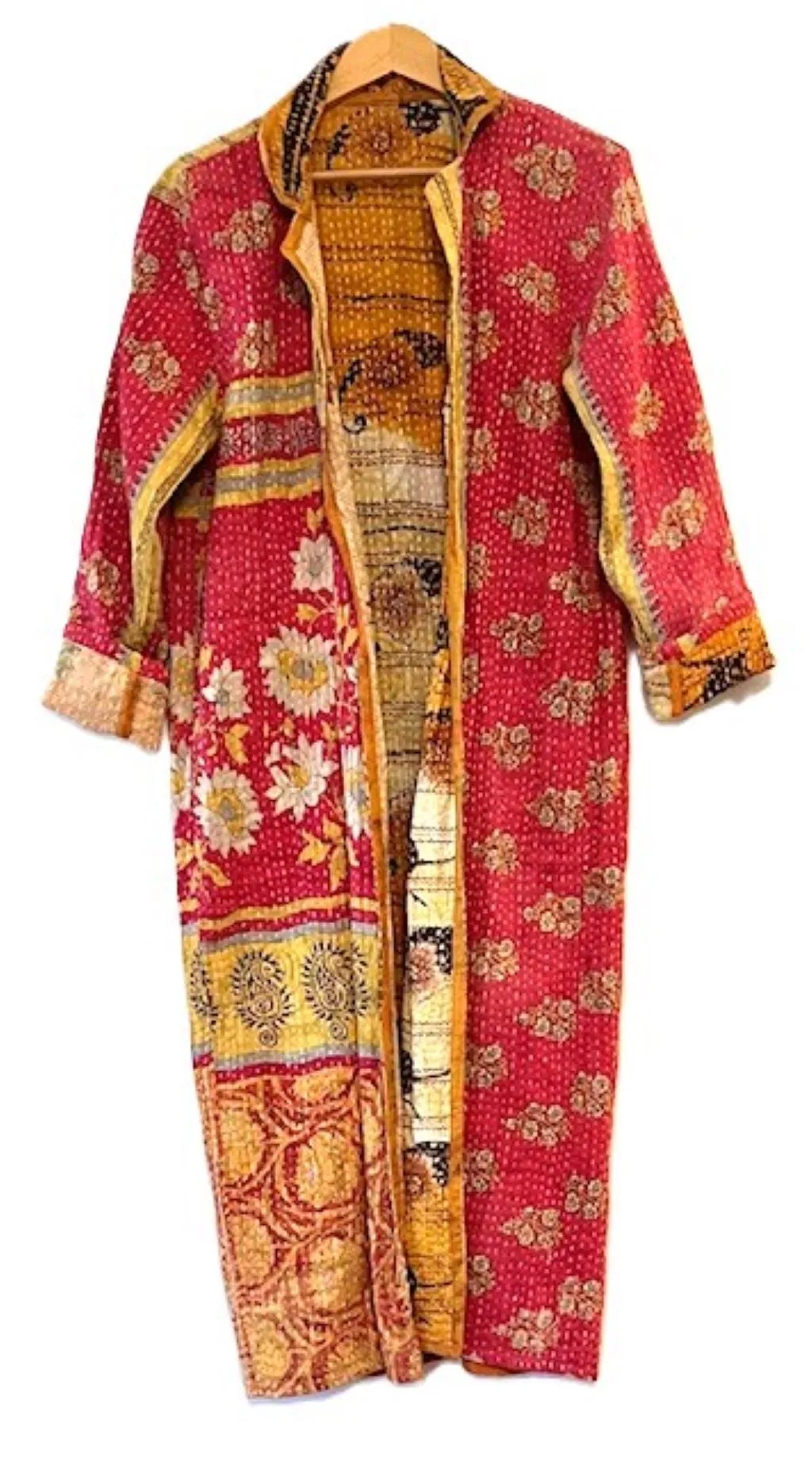 Specialty Collection: Patchwork Vintage Handmade Jacket Fully Reversible.