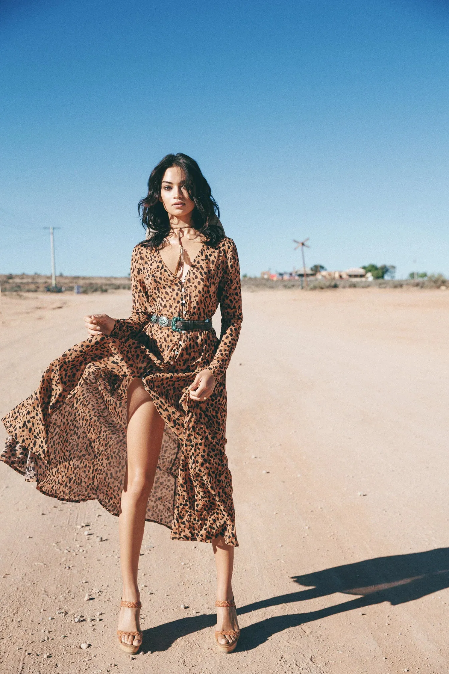 SPELL WILD ONES MAXI GOWN SIZE L & S VERY RARE