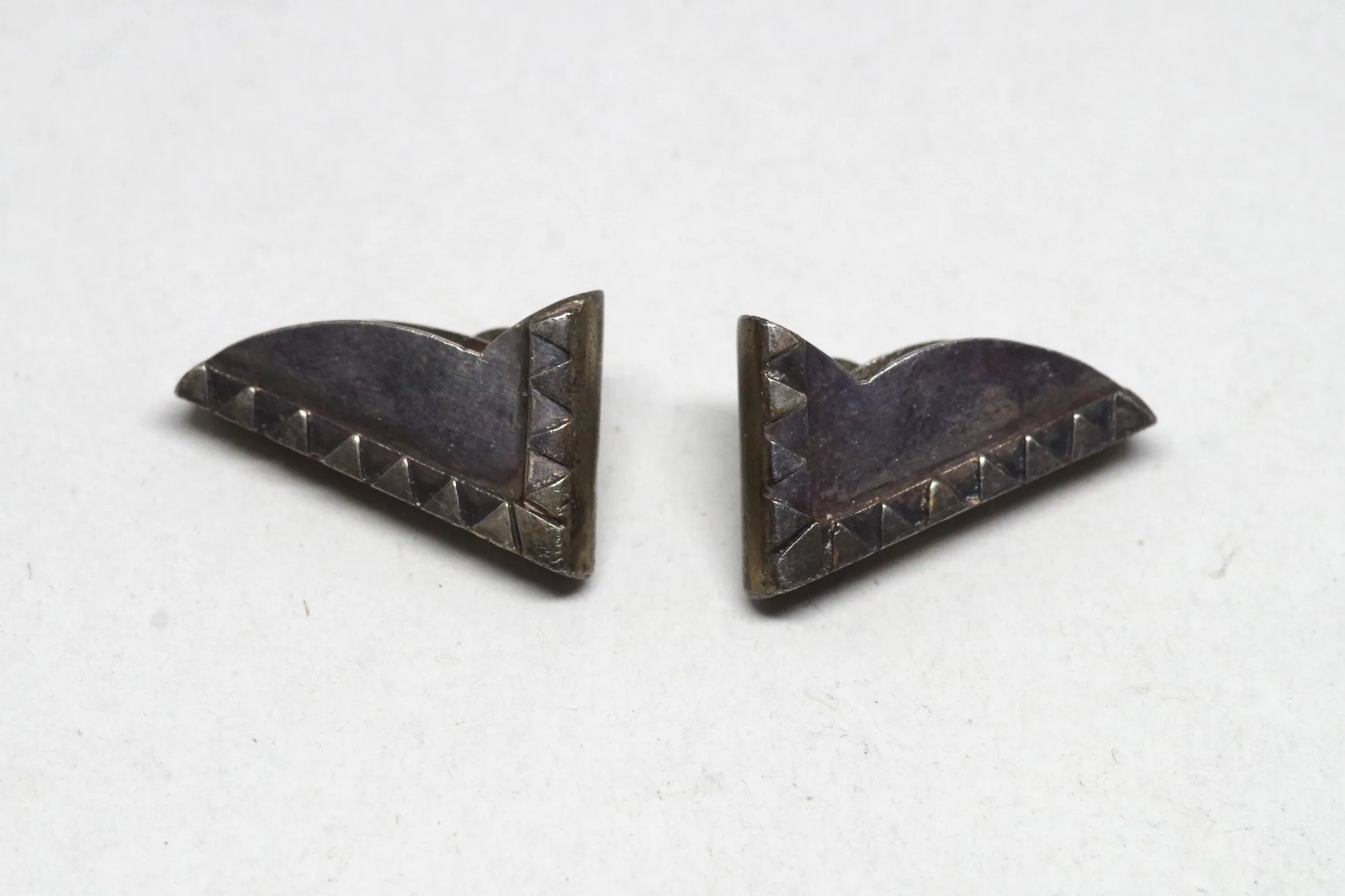 Subtle Sterling Silver Collar Tips