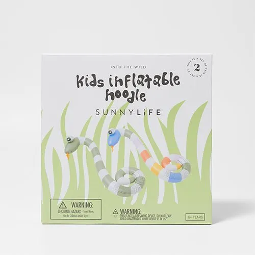 SUNNYLiFE Kids Inflatable Noodle Into the Wild Multi Set of 2