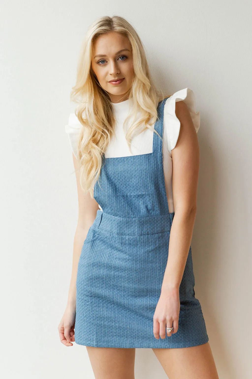 sweet sunshine overall dress