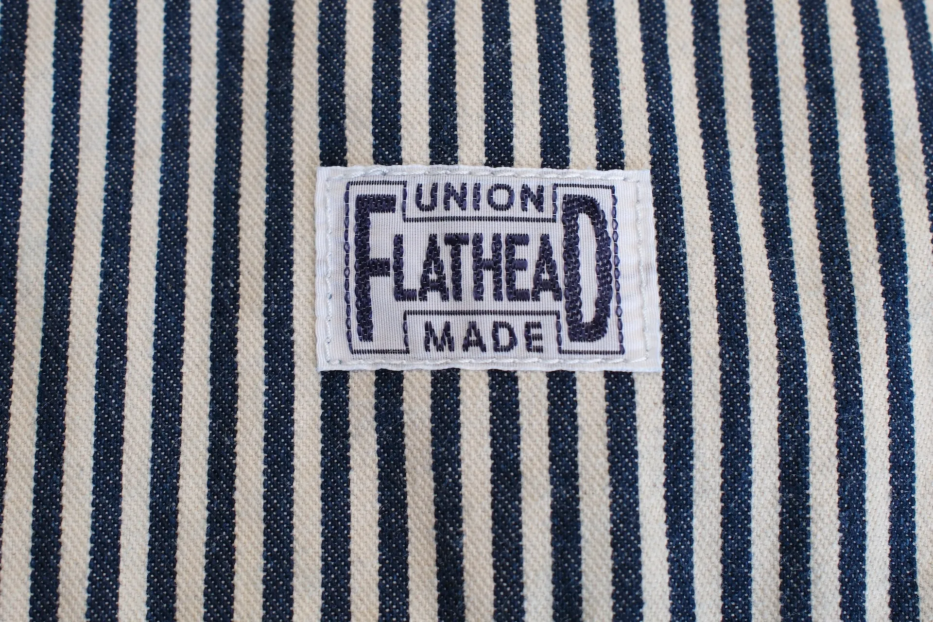 The Flat Head 11oz Indigo Dyed Hickory Painter Pants (Straight Tapered fit)