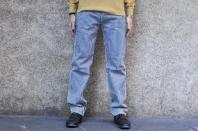The Flat Head 11oz Indigo Dyed Hickory Painter Pants (Straight Tapered fit)