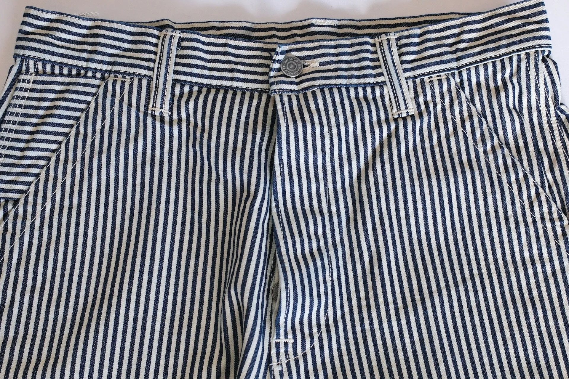 The Flat Head 11oz Indigo Dyed Hickory Painter Pants (Straight Tapered fit)