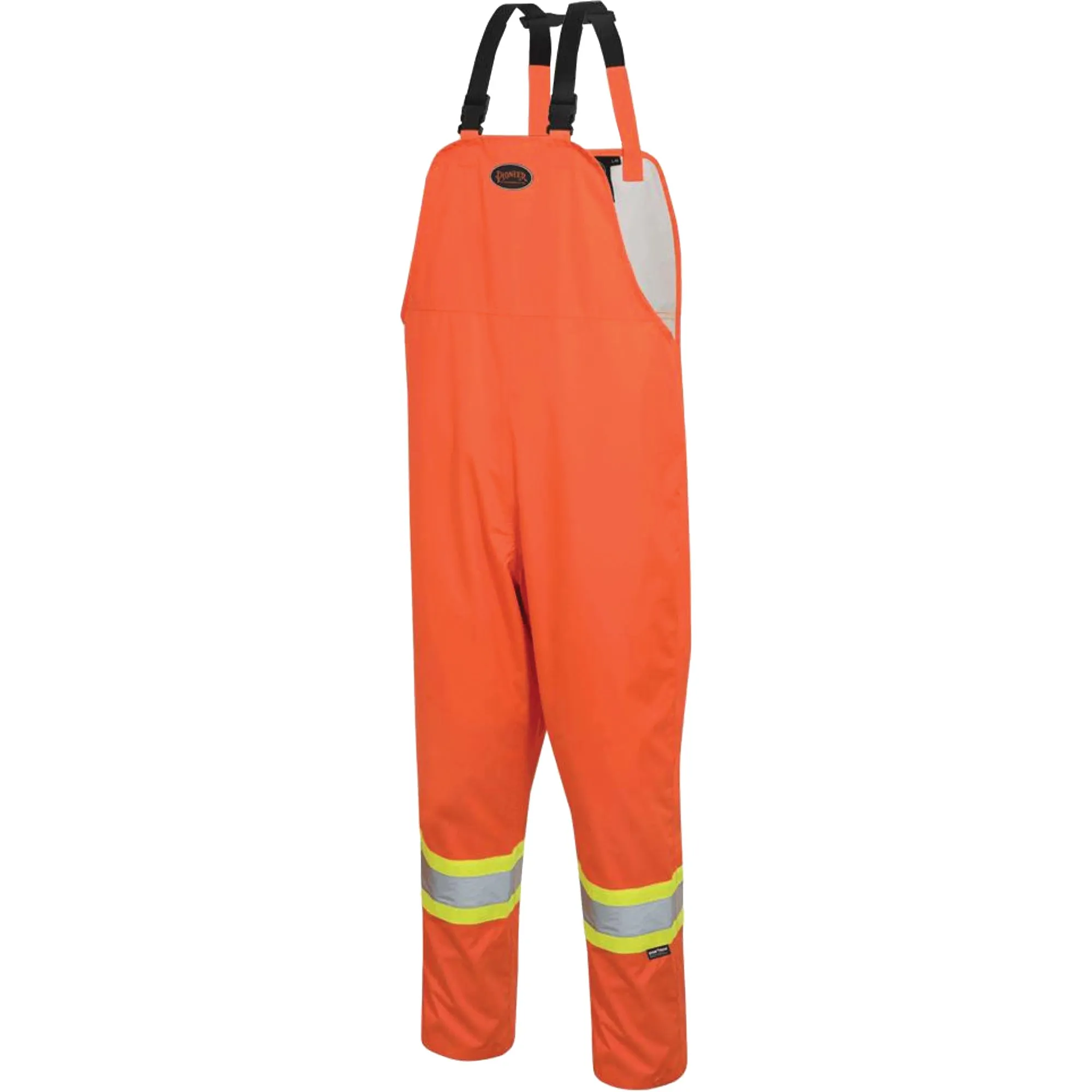 The Rock 300D Bib Pants, Polyester, Medium, High Visibility Orange