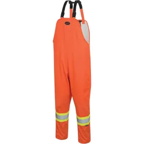 The Rock 300D Bib Pants, Polyester, Medium, High Visibility Orange