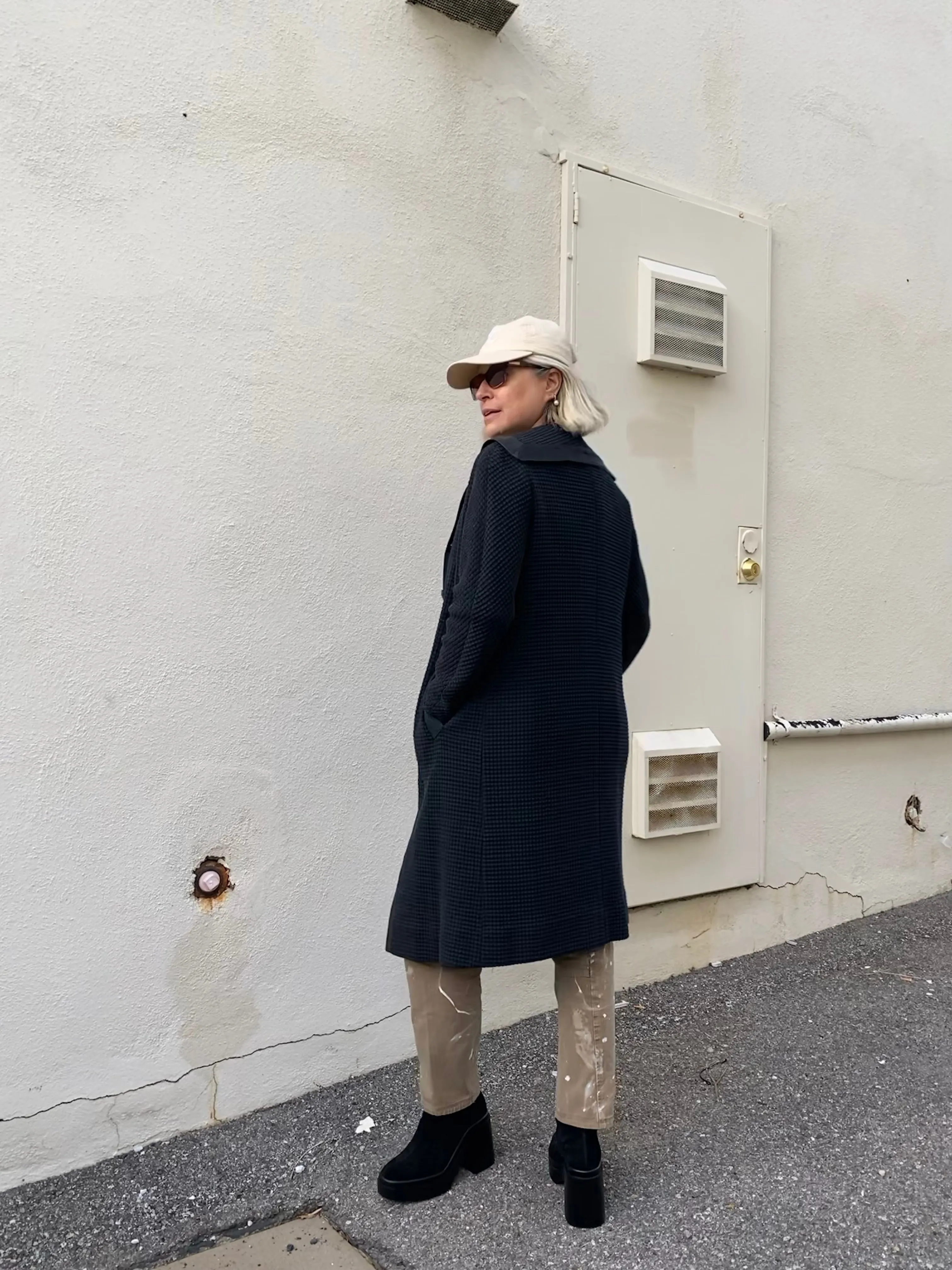 Thermal Waffle Weave Coat