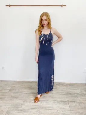 Tie Dye Maxi Cotton Dress by Wet Seal XS