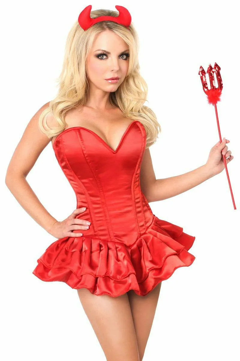 Top Drawer Delicious Devil Corset Dress Costume