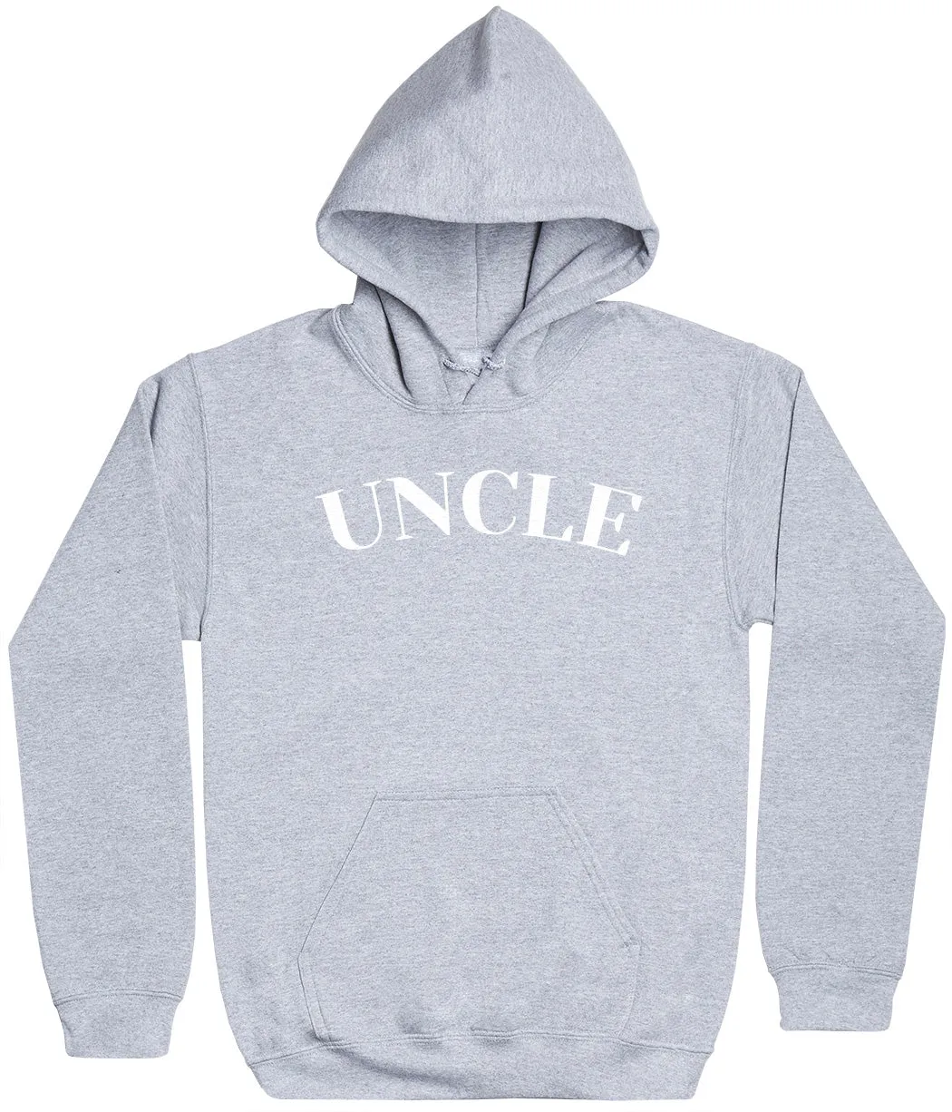 Uncle - White - Mens Hoodie - Uncle Hoodie