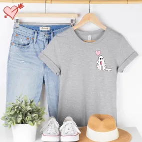 Valentine Boo Pocket T-Shirt