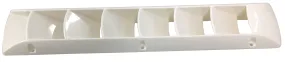 VENTILATOR ABS 6 LOUVRE WHITE