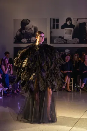 Victorian Reverence: Ostrich Feather Cape