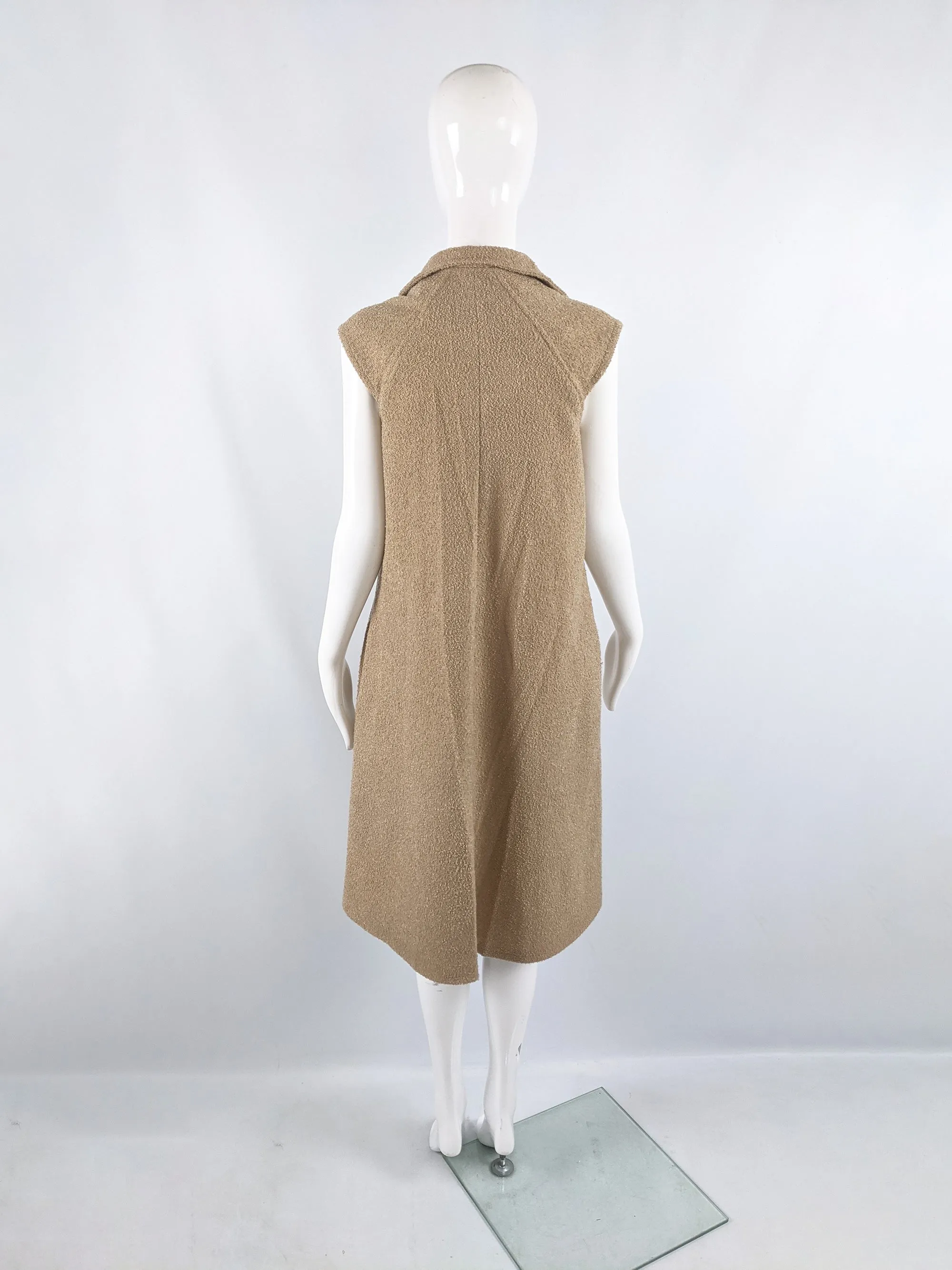 Vintage Mod Bouclé Trapeze Dress, 1970s