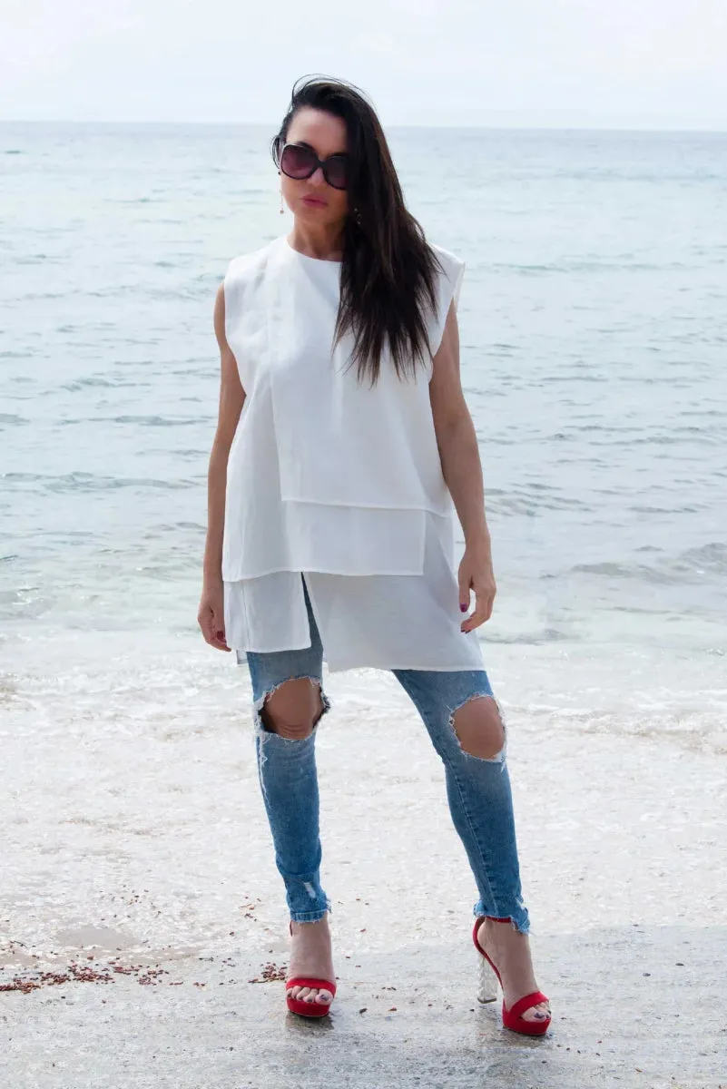 White Linen Tunic ALLA