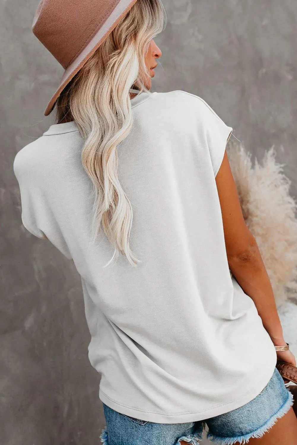 White Pocketed Tee