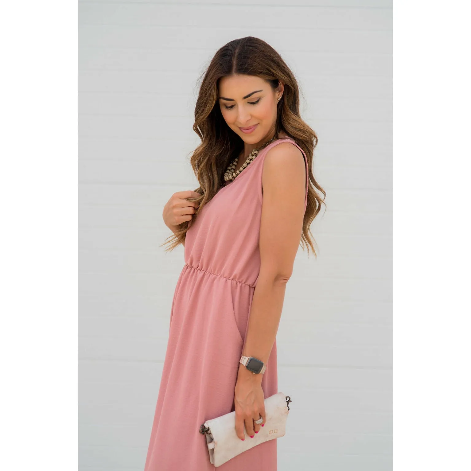 Woven Dressy Pocket Maxi