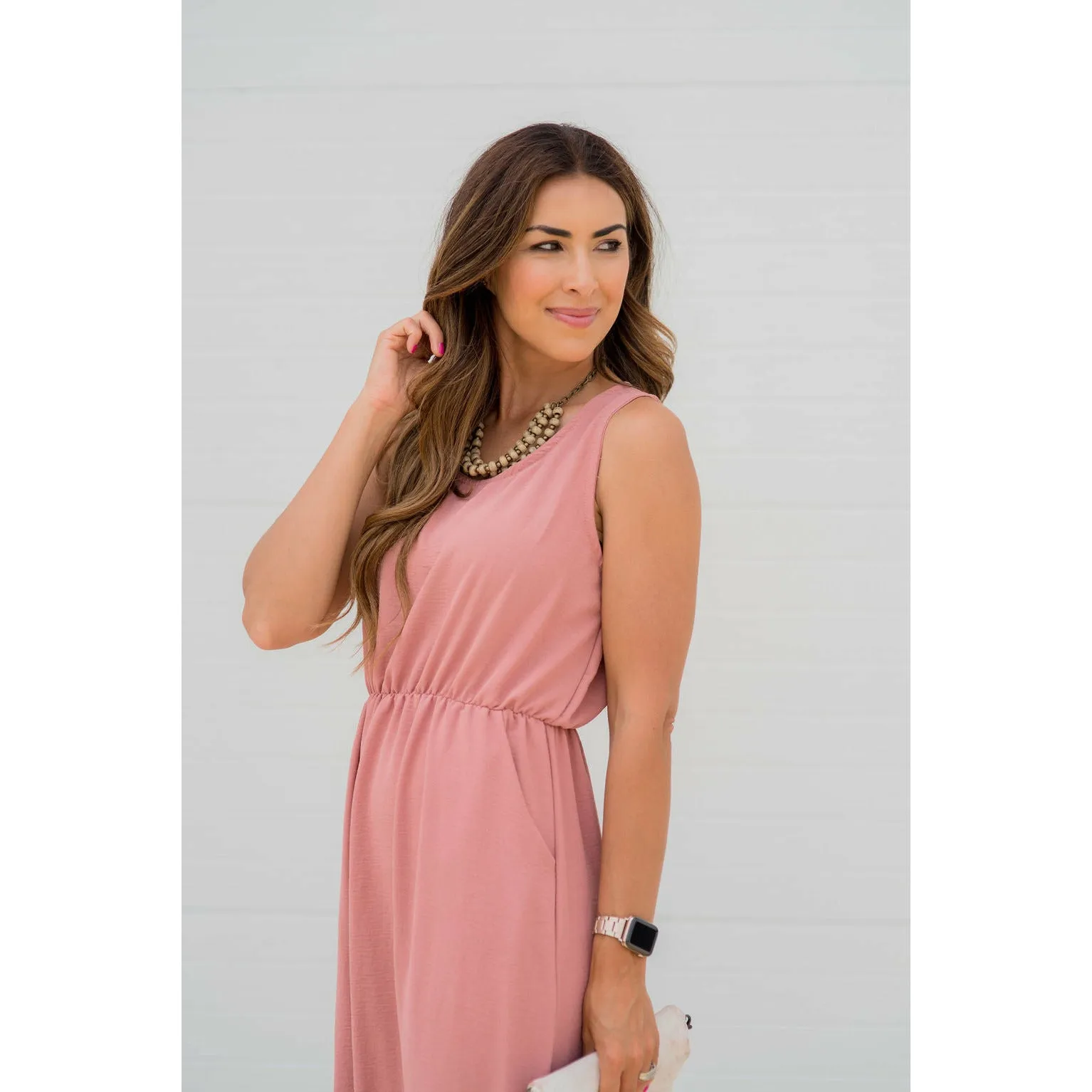 Woven Dressy Pocket Maxi