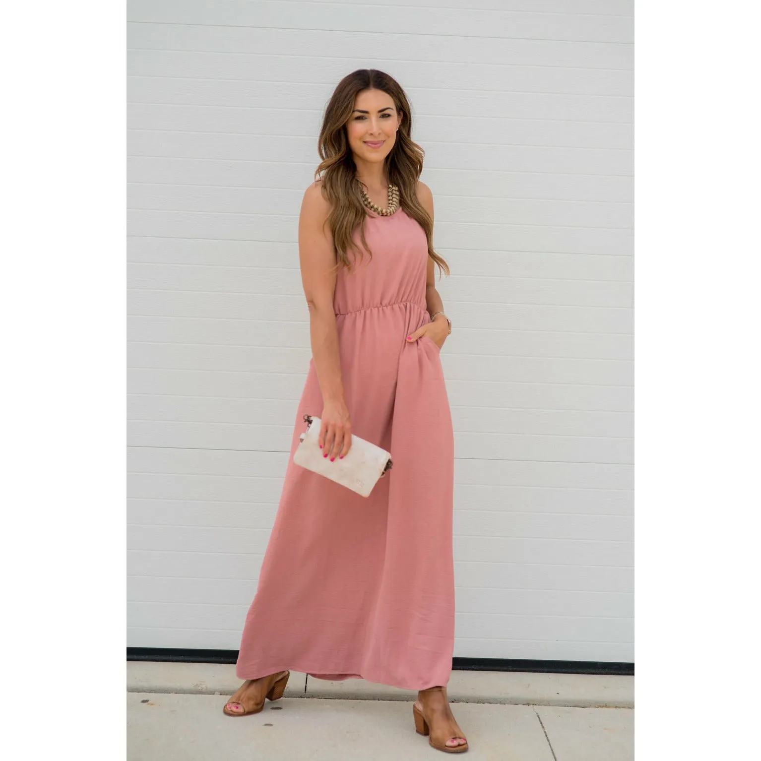 Woven Dressy Pocket Maxi