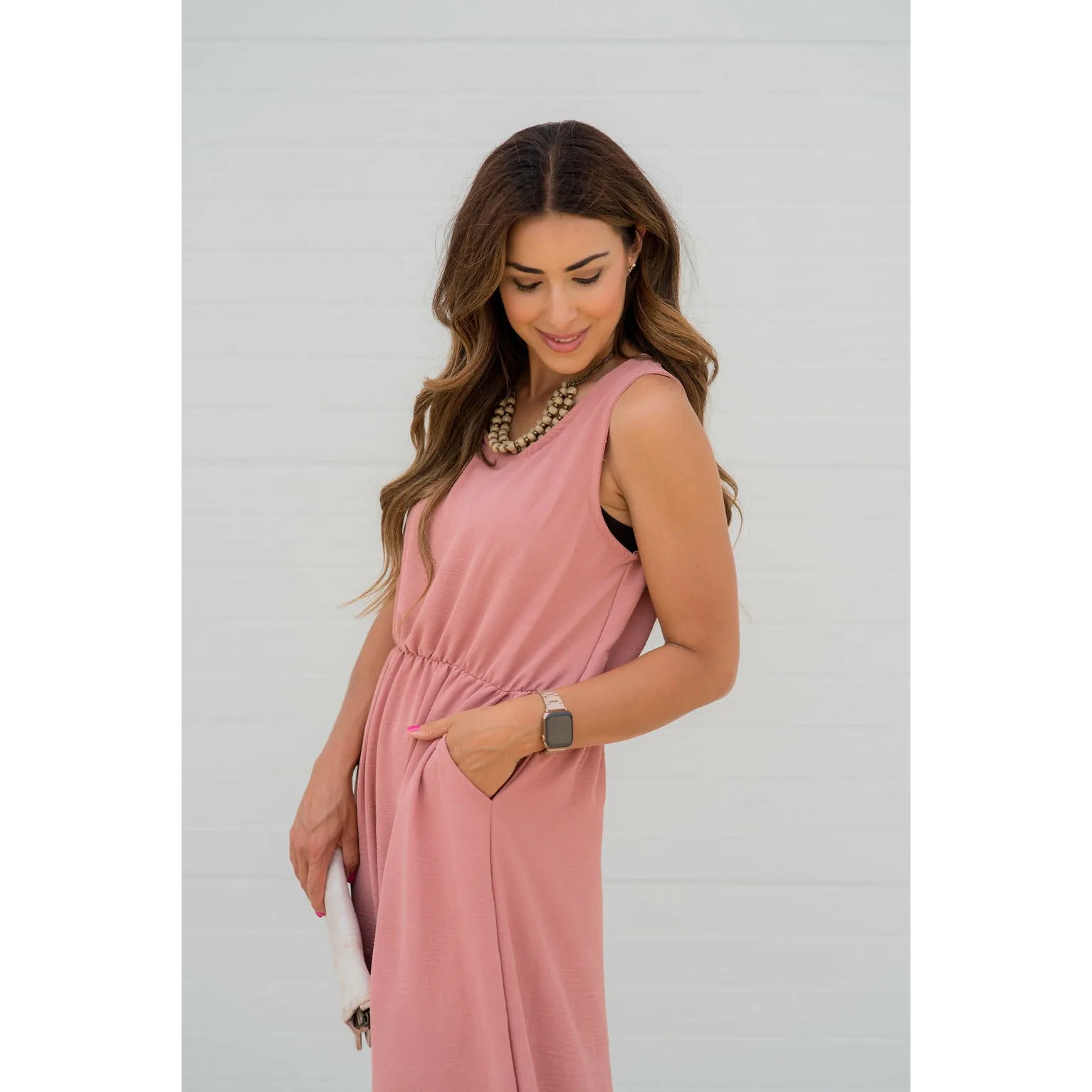 Woven Dressy Pocket Maxi