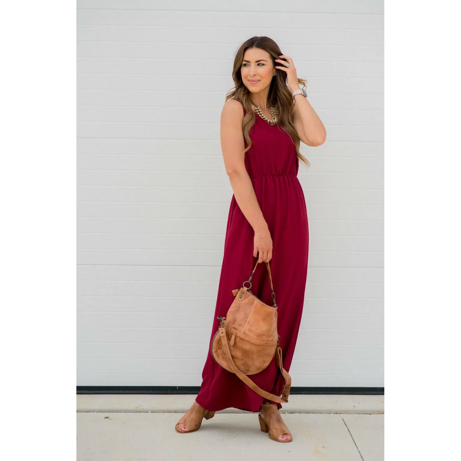 Woven Dressy Pocket Maxi