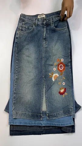 Y2K Denim Maxi Skirts "100 Pieces" (REP-012)
