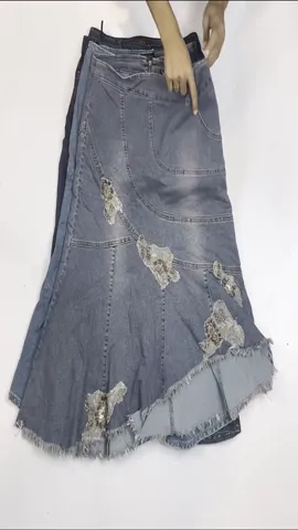Y2K Denim Maxi Skirts "100 Pieces" (REP-012)