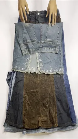 Y2K Denim Maxi Skirts "50 Pieces" (REP-003)