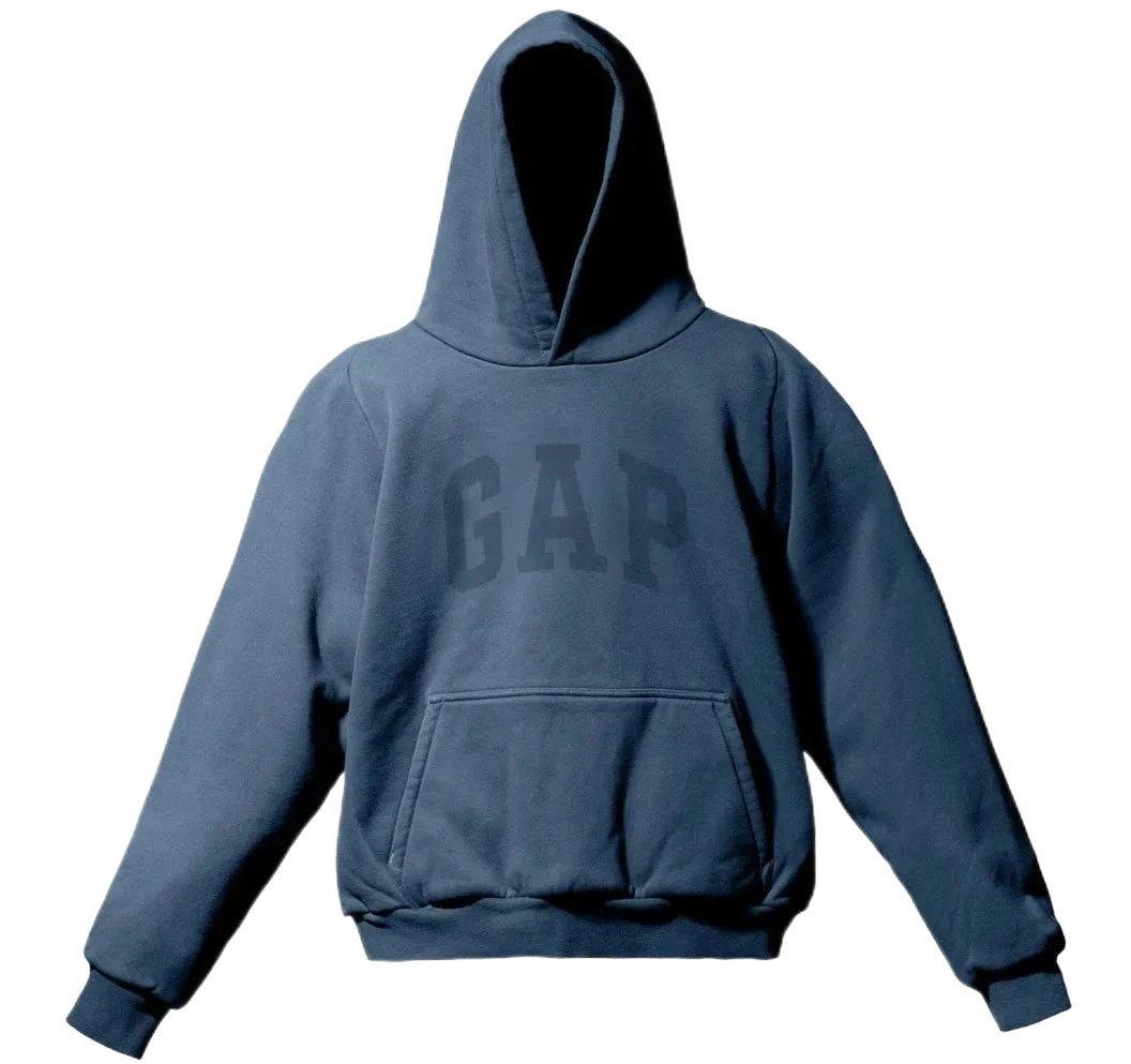 Yeezy x Gap Dove Shrunken Hoodie Dark Blue SS22