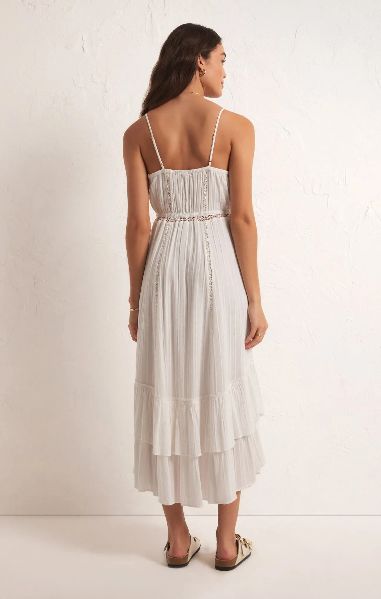 Z SUPPLY Rose Maxi Dress IN WHITE