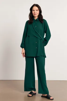 ZRF Women Perla Tunic Pants Set - Emerald - Kharkiv